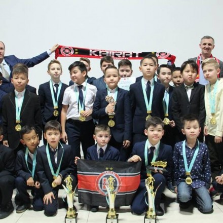 Воспитанники «Кайрата» стали чемпионами зимнего Кубка Алматы