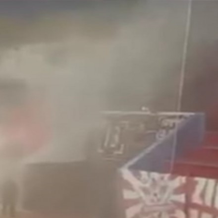 Болельщики МФК «Актобе» использовали пиротехнику на матче с «Кайратом»