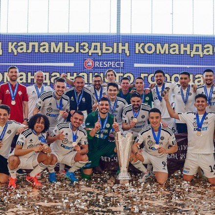 Представлен фильм о решающем матче финала чемпионата Казахстана по футзалу