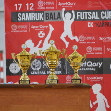 На базе «Қайрат футзал» прошёл детский турнир «Samruk Bala Cup»