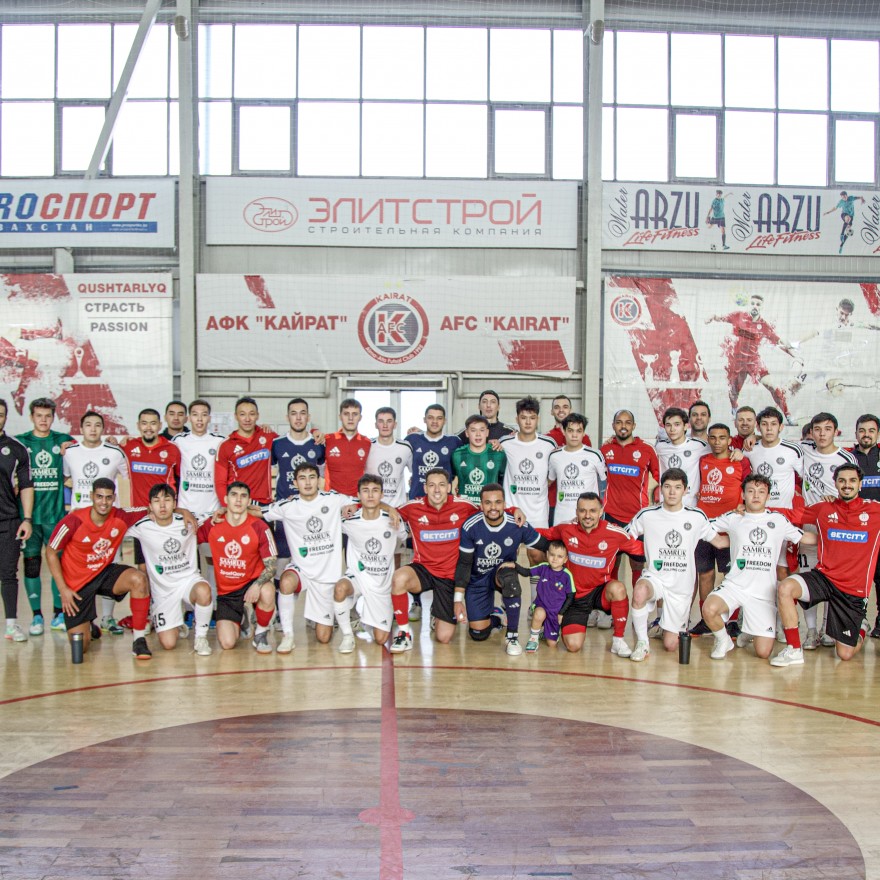 «Қайрат футзал» встретился с молодежной командой U21