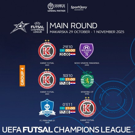 «Кайрат» начинает свой 21-й сезон в Лиге Чемпионов - это рекорд Европы! «Кайрат» начинает свой 21-й сезон в Лиге Чемпионов - это рекорд Европы!